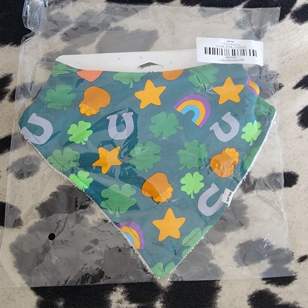 Little sleepies Lucky BIB NIB